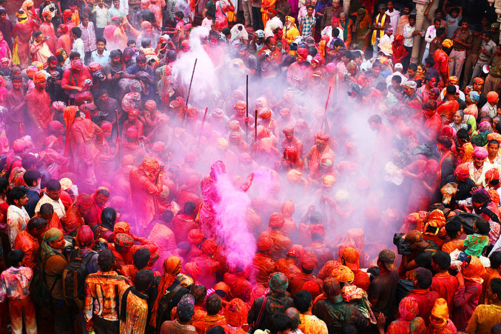 Lathmar Holi in Mathura