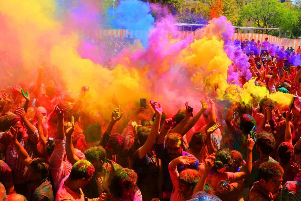 The madness of Holi celebration